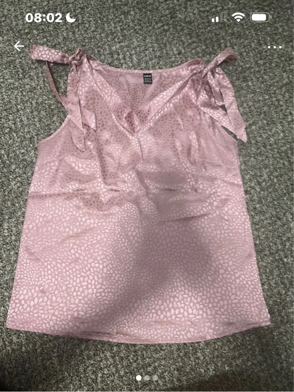 SHEIN Rose Pink Sleeveless V-Neck Tank
